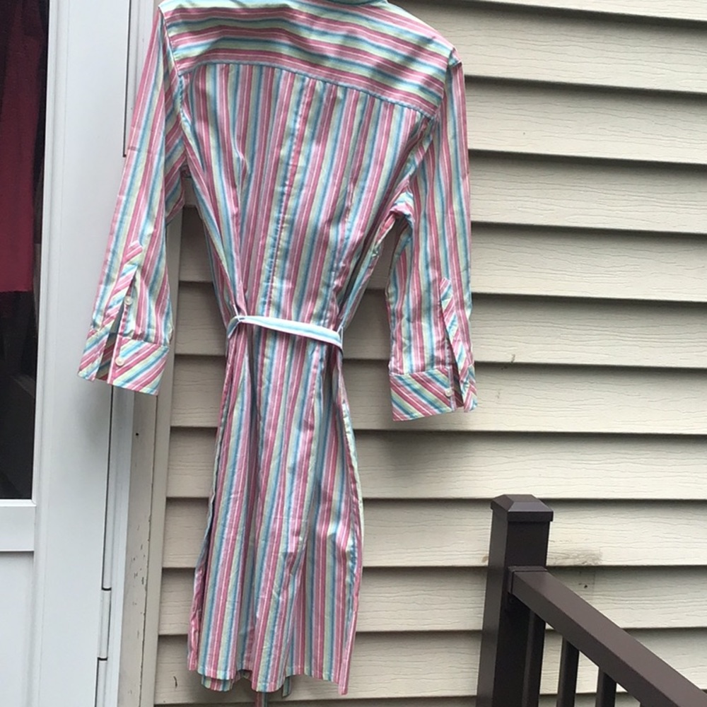 Lilly Pulitzer Cotton Striped Shirt Dress - Picture 6 of 6
